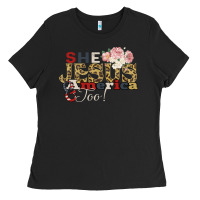 Black She Jesus America Too Ladies Tee - Bettercallsaul