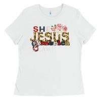 White She Jesus America Too Ladies Tee - Bettercallsaul