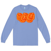 Colony Blue halloween pumpkin cookies t shirt Long Sleeve Tee - minhPixels