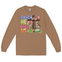 Toasted Coconut Oh how he loves us Easter Day Long Sleeve Tee - CowGirlArtShop
