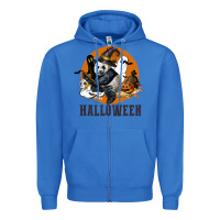 True Royal hallowen panda Zipper Hoodie - LillyAllenDesigns