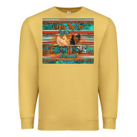 Antique Gold life is better with chickens around chicken coop Premium Sweatshirt - Artiststas