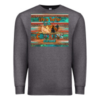 Charcoal Heather life is better with chickens around chicken coop Premium Sweatshirt - Artiststas