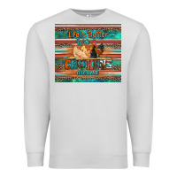Dove Grey life is better with chickens around chicken coop Premium Sweatshirt - Artiststas