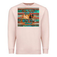 Pale Pink life is better with chickens around chicken coop Premium Sweatshirt - Artiststas