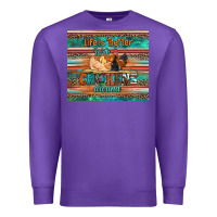Purple life is better with chickens around chicken coop Premium Sweatshirt - Artiststas