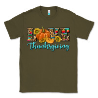 Army Green Love Thanksgiving Classic Tee - texasbilliewilder