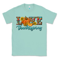 Seafoam Love Thanksgiving Classic Tee - texasbilliewilder