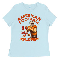 Baby Blue American Football Ladies Tee - Bettercallsaul