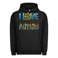 Pigment Black ı love someone with autism Urban Hoodie - AdoDesignShop