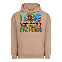 Pigment Burro ı love someone with autism Urban Hoodie - AdoDesignShop