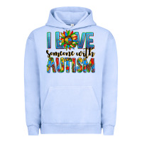 Pigment Grape Ice ı love someone with autism Urban Hoodie - AdoDesignShop