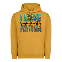 Pigment Peanut Butter ı love someone with autism Urban Hoodie - AdoDesignShop