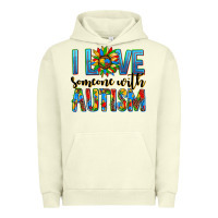 Pigment Pistachio ı love someone with autism Urban Hoodie - AdoDesignShop