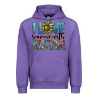 Tulip ı love someone with autism Urban Hoodie - AdoDesignShop