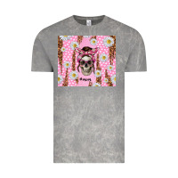 Cloud Rock skull mom pink glitter with daisy Vintage Tee - TumblerDesignByShophia
