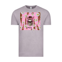 Vintage Zinc skull mom pink glitter with daisy Vintage Tee - TumblerDesignByShophia