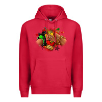 Cardinal Juneteenth sneaker and heel afro woman Premium Hoodie - RanaPortraitStore
