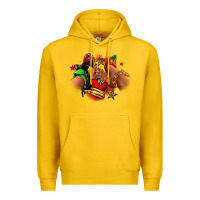 Lemon Juneteenth sneaker and heel afro woman Premium Hoodie - RanaPortraitStore