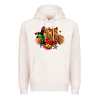 Pale Pink Juneteenth sneaker and heel afro woman Premium Hoodie - RanaPortraitStore