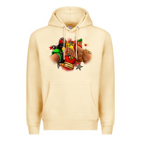 Pina Colada Juneteenth sneaker and heel afro woman Premium Hoodie - RanaPortraitStore