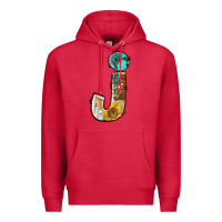 Cardinal farm life alphabet lowercase letters j Premium Hoodie - BundleAndBundleShop