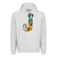 Dove Grey farm life alphabet lowercase letters j Premium Hoodie - BundleAndBundleShop