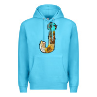Ocean Blue farm life alphabet lowercase letters j Premium Hoodie - BundleAndBundleShop
