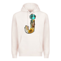 Pale Pink farm life alphabet lowercase letters j Premium Hoodie - BundleAndBundleShop