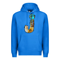True Royal farm life alphabet lowercase letters j Premium Hoodie - BundleAndBundleShop