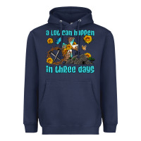 Navy easter a lot can happen in three days western sunflowers Heavyweight Hoodie - Artiststas