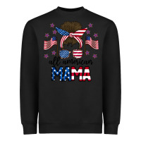 All American Mama Messy Buny Heavyweight Sweatshirt | Teevron