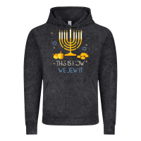 Vintage Black this is how we jew it funny jewish ugly hanukkah christmas Vintage Hoodie - minhPixels