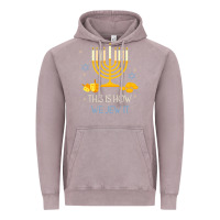 Vintage Zinc this is how we jew it funny jewish ugly hanukkah christmas Vintage Hoodie - minhPixels
