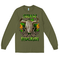 Army Green Sham rockin St. Patrick's Day Long Sleeve Tee - CowGirlArtShop