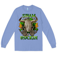 Colony Blue Sham rockin St. Patrick's Day Long Sleeve Tee - CowGirlArtShop