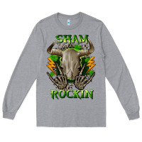 Heather Grey Sham rockin St. Patrick's Day Long Sleeve Tee - CowGirlArtShop