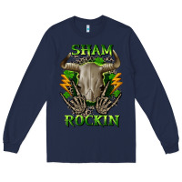 Navy Sham rockin St. Patrick's Day Long Sleeve Tee - CowGirlArtShop