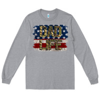Heather Grey Dad Life Long Sleeve Tee - Jasminsmagicworld