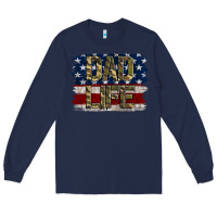 Navy Dad Life Long Sleeve Tee - Jasminsmagicworld