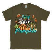 Army Green Hey Pumpkin Classic Tee - texasbilliewilder