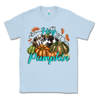 Dusty Blue Hey Pumpkin Classic Tee - texasbilliewilder