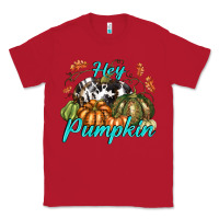 Red Hey Pumpkin Classic Tee - texasbilliewilder