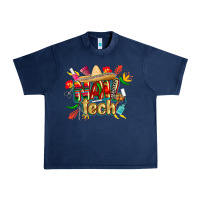 Navy cinco de mayo nail tech Urban Heavy Tee - CowGirlArtShop