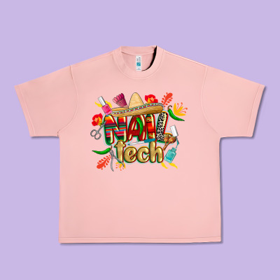 Cinco De Mayo Nail Tech Urban Heavy Tee Designed By Cowgirlartshop