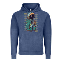 Vintage Denim astronaut space travel retro aesthetic streetwear t shirt Vintage Hoodie - minhPixels