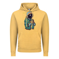 Vintage Mustard astronaut space travel retro aesthetic streetwear t shirt Vintage Hoodie - minhPixels