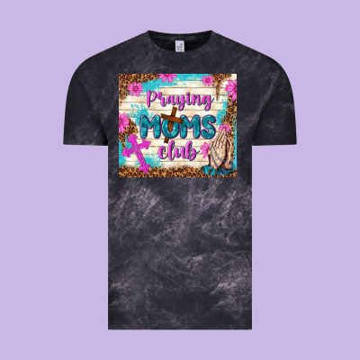 Praying Moms Club Vintage Tee Designed By Tumblerdesignbyshophia