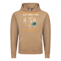 Vintage Coffee welcome to camp quitcherbitchin camping camp quitcherbitchin Vintage Hoodie - minhPixels