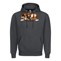 Smoke Hallowen Panda Zipper Hoodie - LillyAllenDesigns